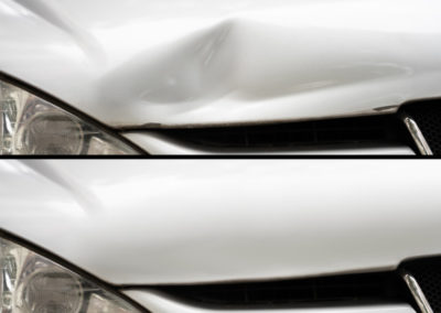 Before and After Dent Repair Lubbock TX